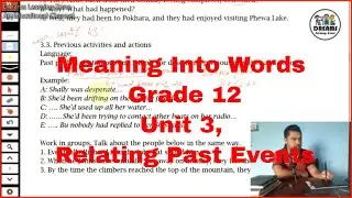 Meaning Into Words Grade 12, Unit 3, Relating Past Events || Past Tense & Relative Clause