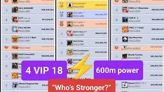 🔥 Alliances With The MOST VIP 18 Players | Is More VIP = Stronger? | Last War: Survival #lastwar