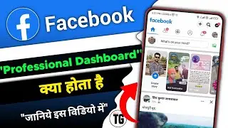 facebook me professional dashboard kya hota hai -  MiNiTG