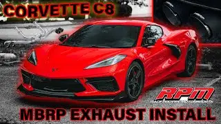 MBRP C8 Catback до и после!!