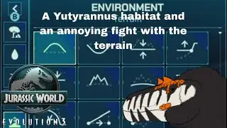 Making a Yutyrannus habitat! (and getting annoyed with the terrain) Jurassic World Evolution 3