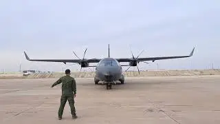 Engines start. Casa C-295W #militaryaviation