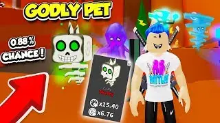 I OPENED THE NEW GODLY PET IN THE GHOST SIMULATOR DINOSAUR EVENT UPDATE!! (Roblox)