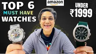 6 лучших мужских часов до 1000-2000 долларов🔥Casio, Sonata, Fastrack, Skmei, Carlington на Amazon...
