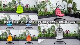 TANFLY FURNITURE PATIO WICKER FOLDING SWING CHAIR TF 9766S-U