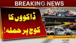 Robbers Attack Bus! Shocking Incident Caught on Camera | Breaking News | Pakistan News
