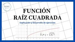 Función Raíz Cuadrada - Ejercicios resueltos