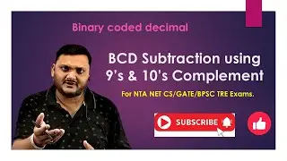 BCD subtraction using 9's and 10's complement | Binary coded decimal subtraction