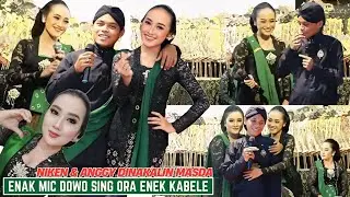 Niken & Anggy Dinakalin Ki Yusuf, Enak Mic Dowo Sing Ora Enek Kabele. Adem-Adem Gawe Khilaf Lucu!!