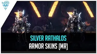 MHW Iceborne - All Silver Rathalos Armor Skins | Male, Female, MR | Preview