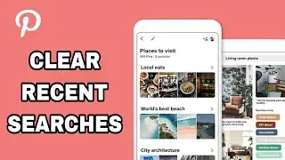 How To Clear Recent Searches On Pinterest Lite App