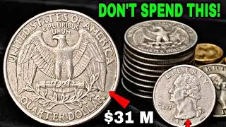 Check Your Change NOW!  Top Two Rare Washington Quarter Coins Worth Huge Money in Dollars