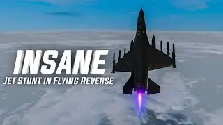 GTA V | INSANE Jet Stunt | Flying Reverse