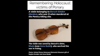 Remembering the Holocaust victims of Ponary