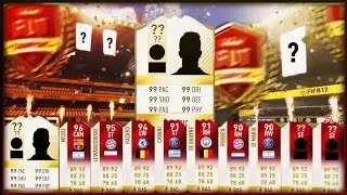 OMG 8 Walkouts In 1 Pack!! Legend & 44 Red Informs Top 100 Monthly Rewards Fifa 17 Ultimate Team