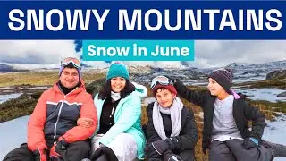 Snowy mountains # Australia ❄️ ☃️ winter holiday# snow in June# Thredbovillage# toboggans
