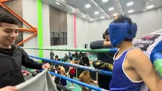 Бокс🥊Федерация Узбекистана 🇺🇿Рахмонов Бобур Дилшодович🥊Синий угол До срочная победа 🥊