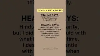 Trauma and Healing.