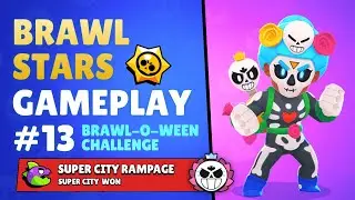 Brawl Stars GamePlay #13 | Brawl-O-Ween & Super City Rampage Challenge | Hitman Gaming
