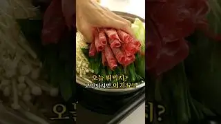 오늘 뭐먹지 고민되시면 이거!! 샤브샤브 #사골육수 #전골요리 #국물요리 #집밥#쉬운요리 #간단레시피 #초간단 #자취요리 #소고기샤브 #한식 #kfood