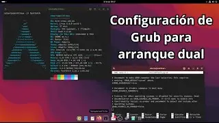 Configuraci&oacute;n del grub para arranque dual con Arch Linux