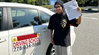 One of the students of Fastrack passed Icbc road test 1st try #class5drivinglicense #drivingschool