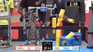 2015 VRC Arts QF2-2 - 7258A 62 2976A vs 10Q 7884A 1320C - 76 to 44 - VEX Worlds 2015 - Arts Divisio