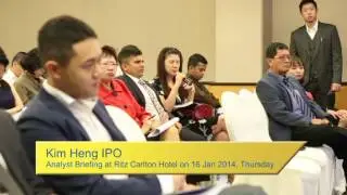 Kim Heng Offshore & Marine Holdings Ltd Listing on the SGX Catalyst