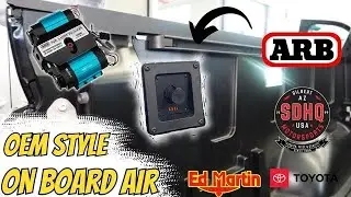 Воздушный компрессор Tundra ARB 3-го поколения. Крепление в кузове, как у OEM-производителя.