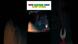 How Doctors Think Sleep Works 😭 | Hollow Knight Shorts #hollowknight #hollowknightsilksong