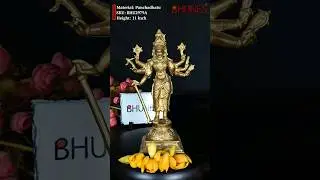 Bhunes Bronze Goddess Varahi Statue, Amman Silai, Barahi Panchadatu Murti, 11 Inch, BHU2979A