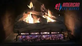 Real Fyre Split Oak Designer Vented Gas Logs Set