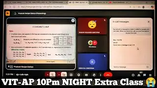 VIT-AP Late Night Grind: 10 PM Extra Class on 3-Variable K-Maps 😭 | College Life Struggles