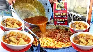 BRUTAL BANGET !! BANJIR KIKIL BERKALI-KALI - Lontong Kikil Cak Din
