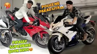 Finally Dream Superbike Book krdi😍| Night ride with gt650🏍️ 