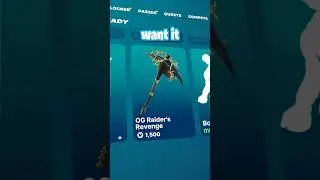 Моя самая редкая кирка в Fortnite..