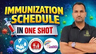 Complete Immunization Schedule in Hindi | theory and trick | All Nursing Exams #nursing