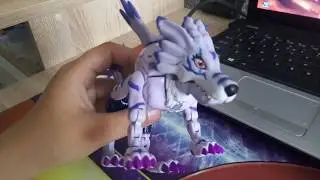 DIGIMON GARURUMON TO WEREGARURUMON ACTION FIGURE FIRST VIEW