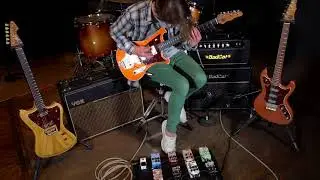 Walsh Guitars Bara + Bad Cat Cub IIIR + Matthews Effects + McNelly Pickups