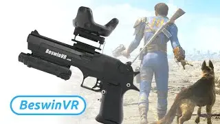BeswinVR Pistol Virtual Reality Game Controller - HTC Vive Pro Ready