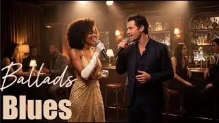 Midnight Chicago Blues 🎷 1950s Vintage Bar Music | Male & Female Voices