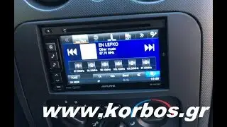 Jeep Cherokee with 2 din Alpine Multimedia www.korbos.gr