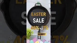 The Best Easter Deals are HERE! Get your hands on healthy cookware with upto 40%+7% off.