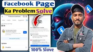 Facebook Monetization Limited problem solved | You can't earn money from reels @ManojDey 