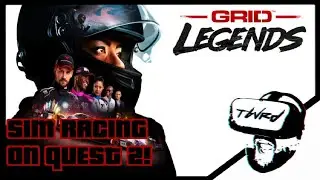 Sim Racing On Quest 2! - TBVRD Plays - Grid Legends VR
