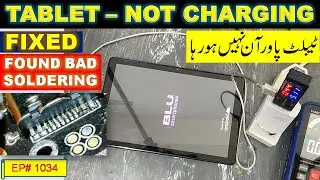 {1034} Tablet Not Charging || Fixed by Properly Soldering USB-C Connector || BLU Smartphones