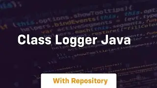 class logger java
