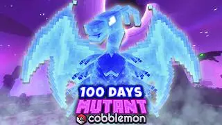 We Survived 100 DAYS with MUTANT POKEMON in Cobblemon
