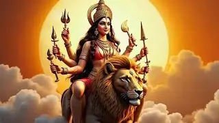Maa Durga, the divine mother, is the symbol of Shakti 