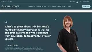 Frontend Developer for Skin Institute Clinic Website. Modern and Well-Performance Medical Website.